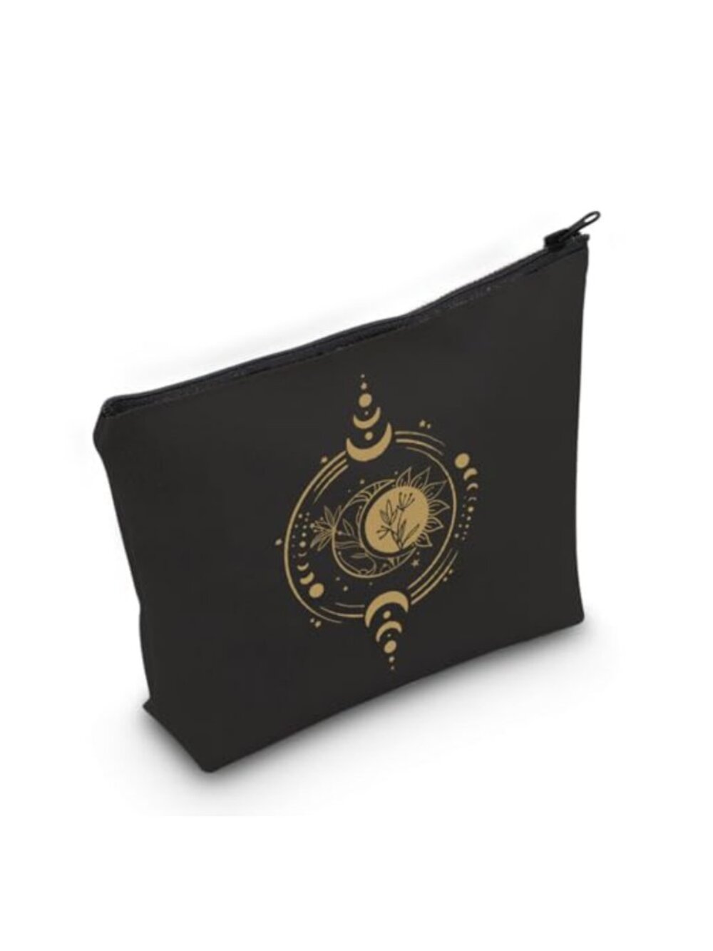 Moon Canvas Makeup Bag Zipper Pouch Toiletry Cosmetic Case